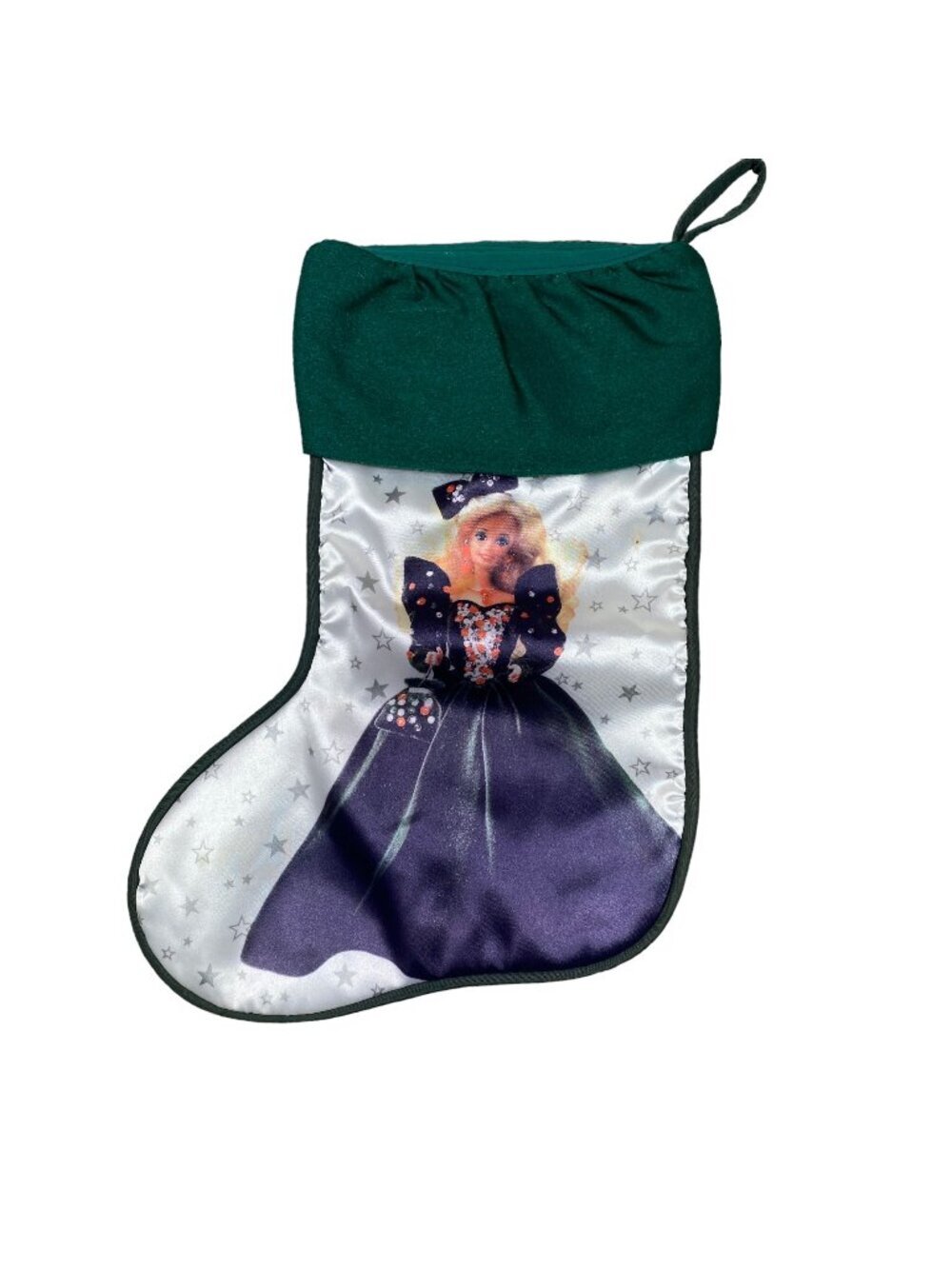 Vintage 1995 Hallmark Barbie Christmas Stocking